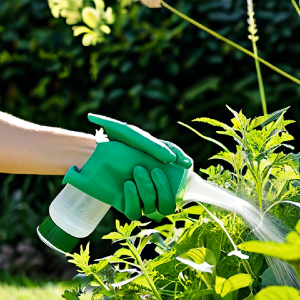 유기농 해충 관리의 중요성과 필요성 - The Organic Gardener's Potion**

"A close-up shot of a woman's hands (wearing gardening gloves) care...