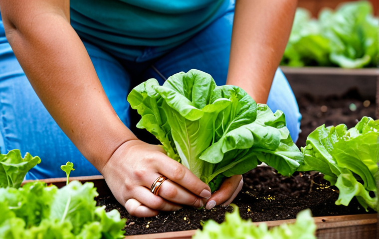 유기농 해충 관리의 중요성과 필요성 - Biodiversity Haven**

"A vibrant, colorful garden scene overflowing with lavender, rosemary, calendu...