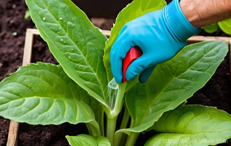 유기농 해충 방제의 생리학적 이해 - **Prompt:** A picturesque, thriving organic garden scene, bursting with biodiversity. In the foregro...